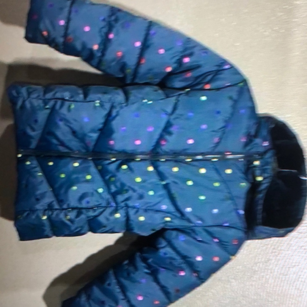 Swisstech Rainbow Dot puffer winter jacket